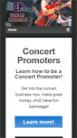 Mobile Screenshot of concertpromoters.com